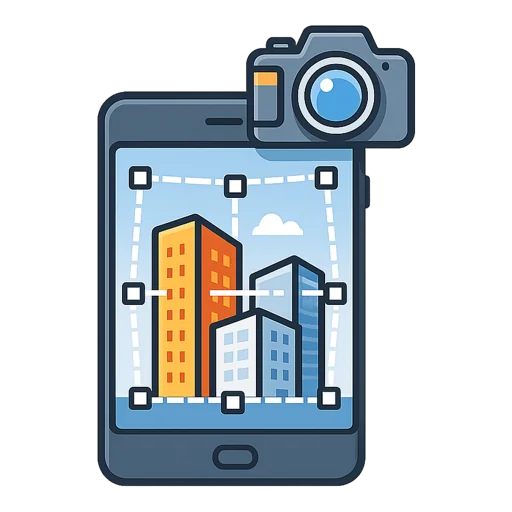 Fotos perspektivisch begradigen auf Android